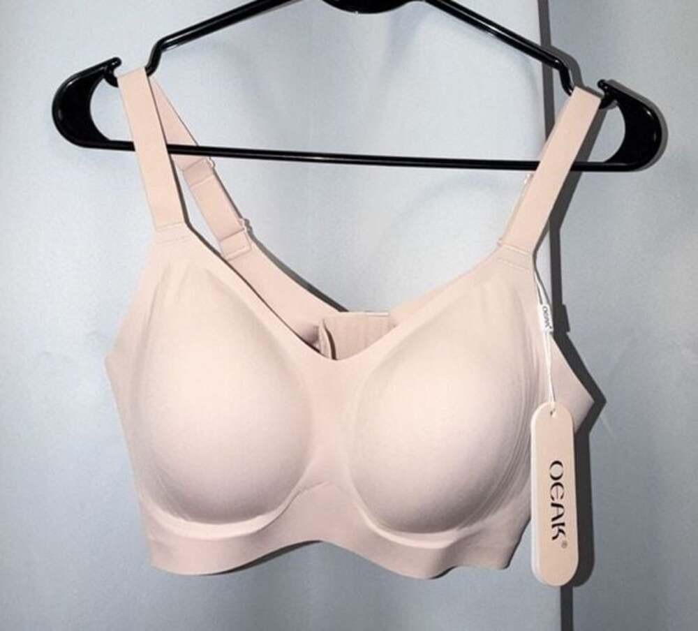 OEAK Comfortable Push Up Bra No Underwire Bra Full Support Seamless Tshirt Bra